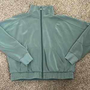 Lululemon Brushed Softstreme funnel neck zip up